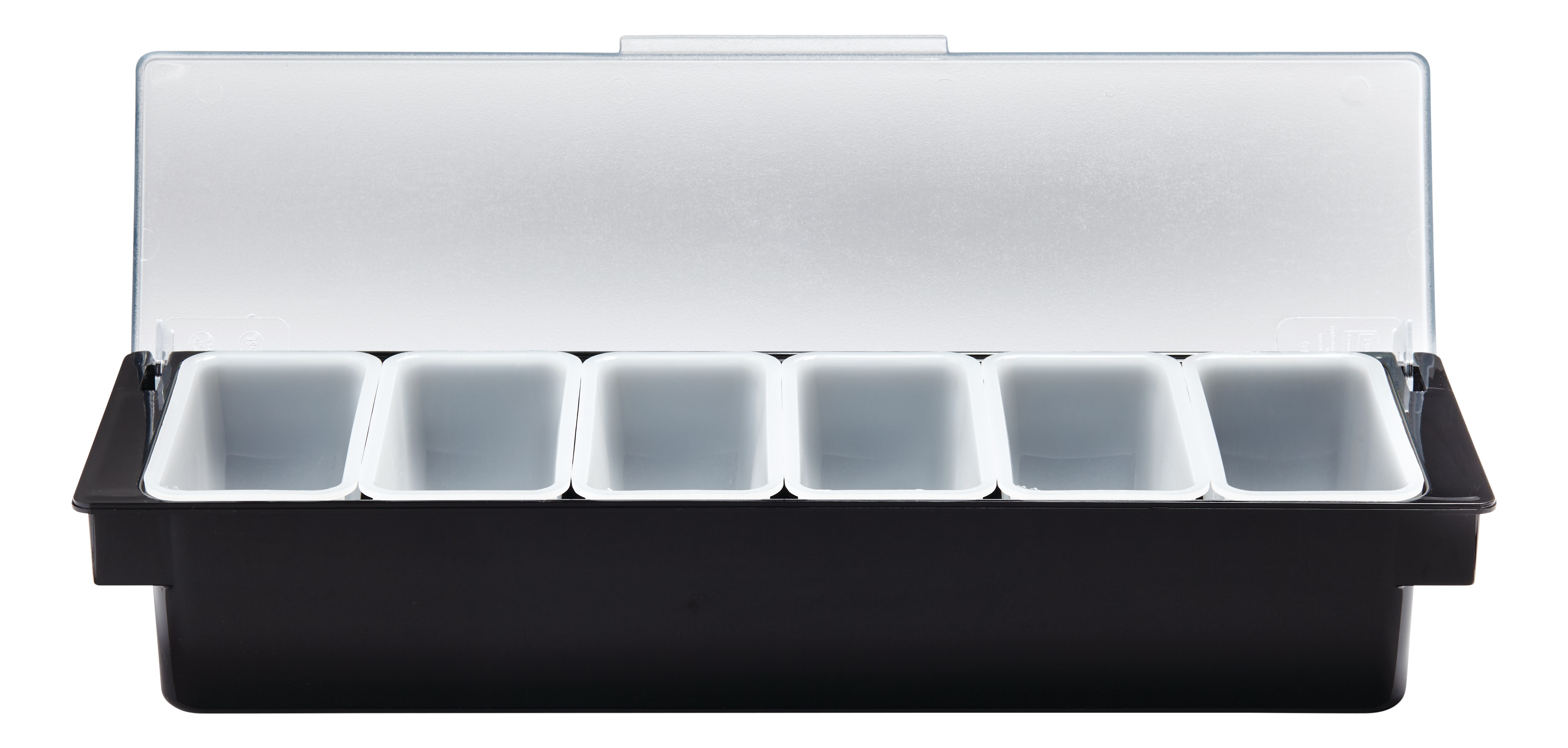 Hygienic, safe storage for condiments, garnishes, and more.