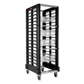 FG332000BLA The Rubbermaid Commercial Racks and Carts increase efficiency by maximizing space, transportation, and storage.