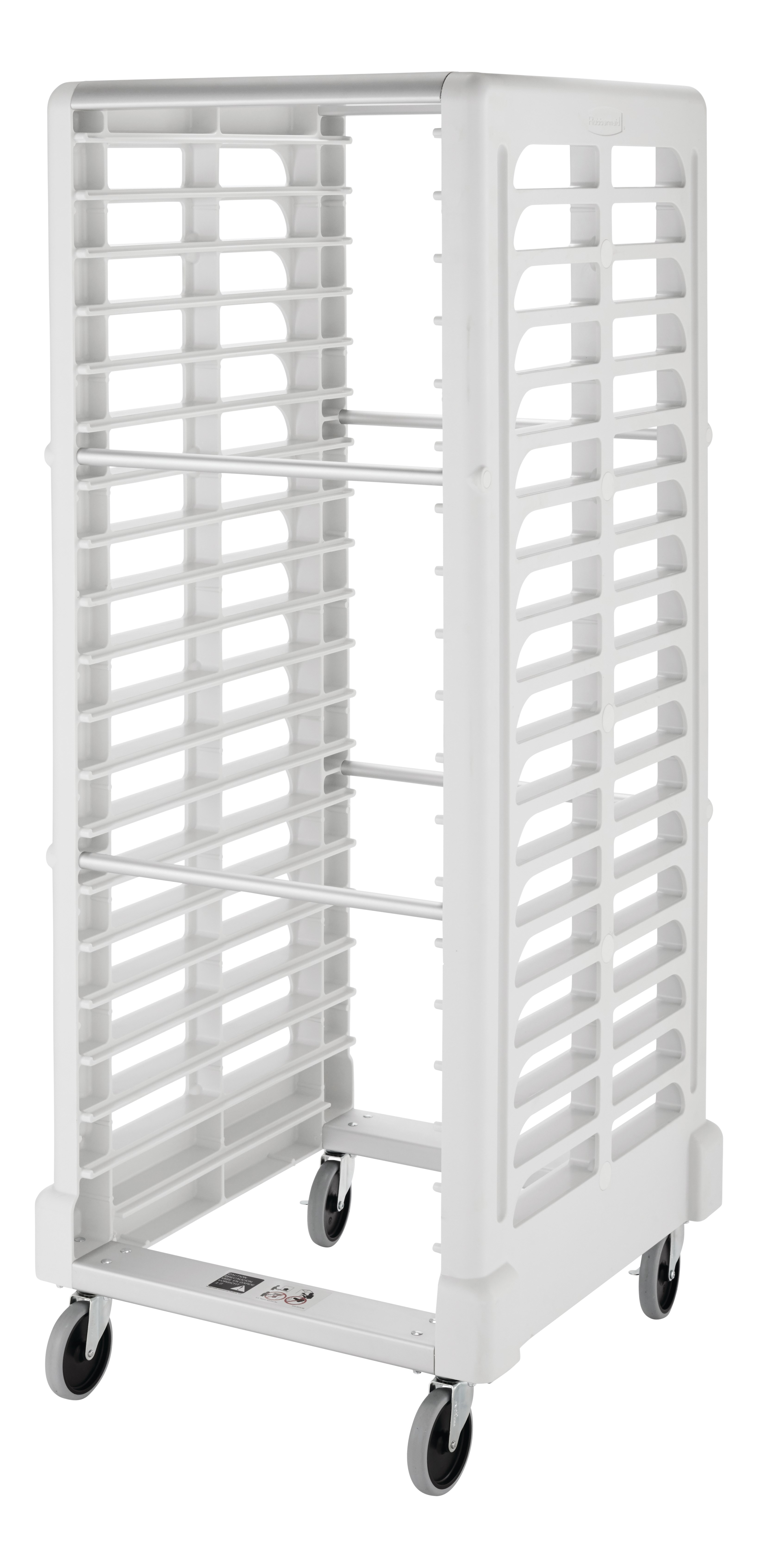 Die Regal- und Transportwagen von Rubbermaid Commercial steigern die Effizienz durch die Optimierung von Raum, Transport und Lagerung