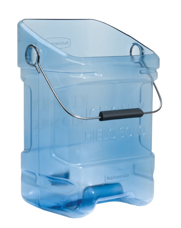 The Rubbermaid Commercial Ice Bucket Tote provides sanitary, safe transport for ice.