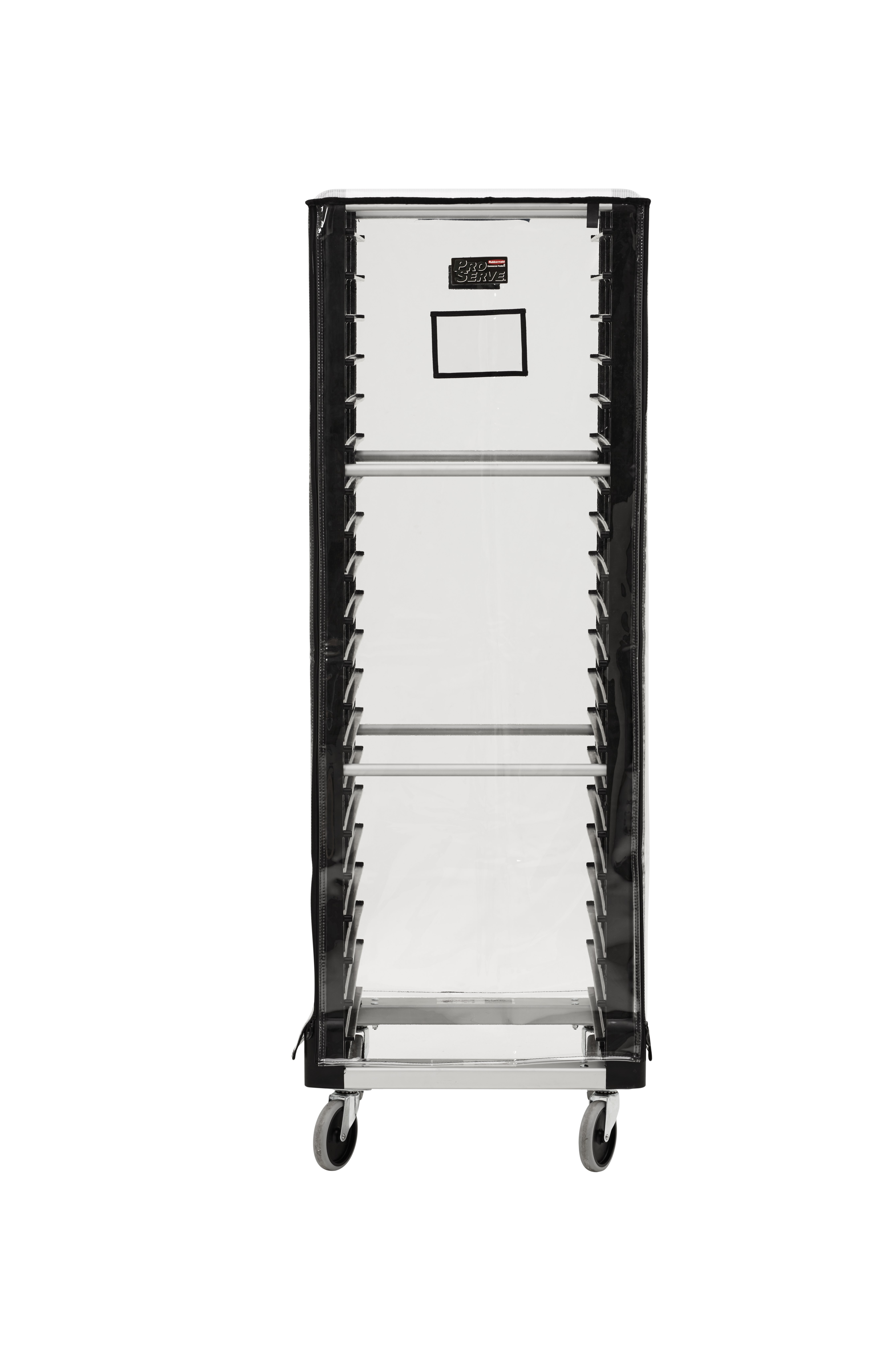 Our Vinyl Rack Cover reduces cross-contamination when used with ProServe® Rack System