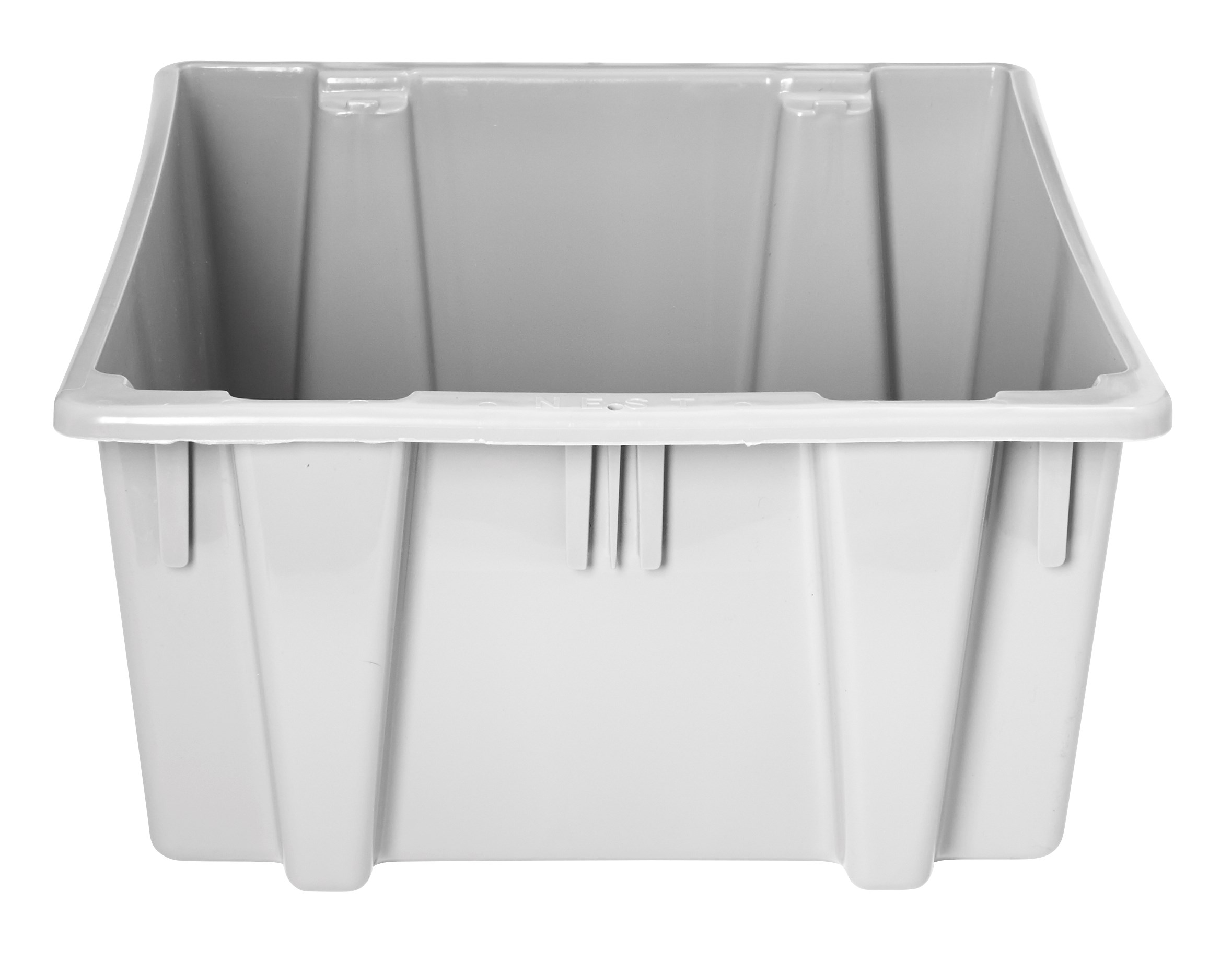 The Rubbermaid Commercial Palletote® storage containers are an effective storage solution with a durable stackable nestable design made to withstand hot and cold conditions.