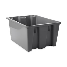 The Rubbermaid Commercial Palletote® storage containers are an effective storage solution with a durable stackable nestable design that withstands hot and cold conditions.