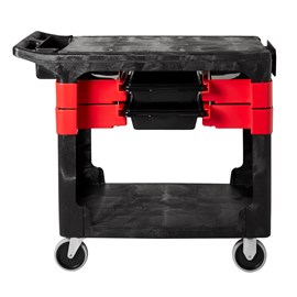 Trades Cart with 5" Casters moves productivity right to the worksite as a complete tool storage and mobile workbench system.