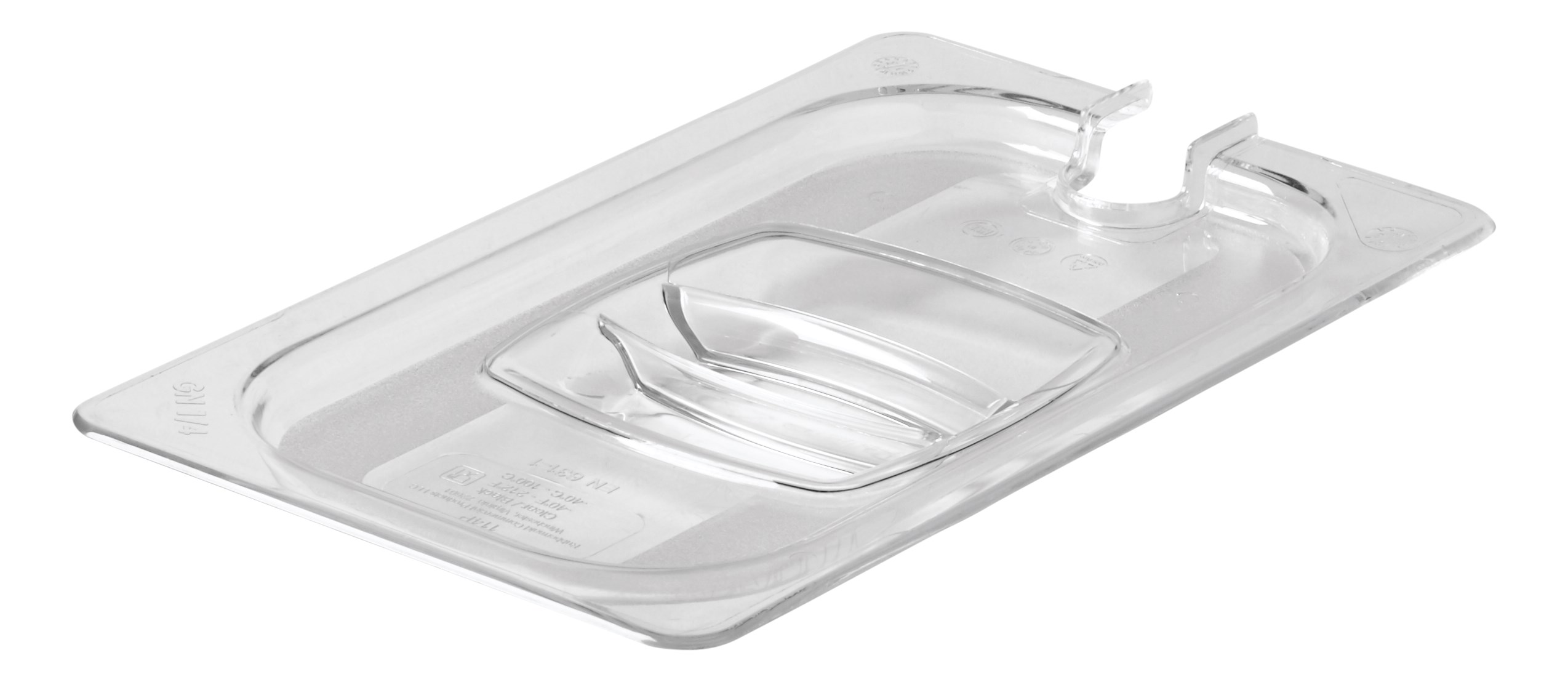 Insert pan cover with notch, allowing spoon to be easily available while food remains covered.