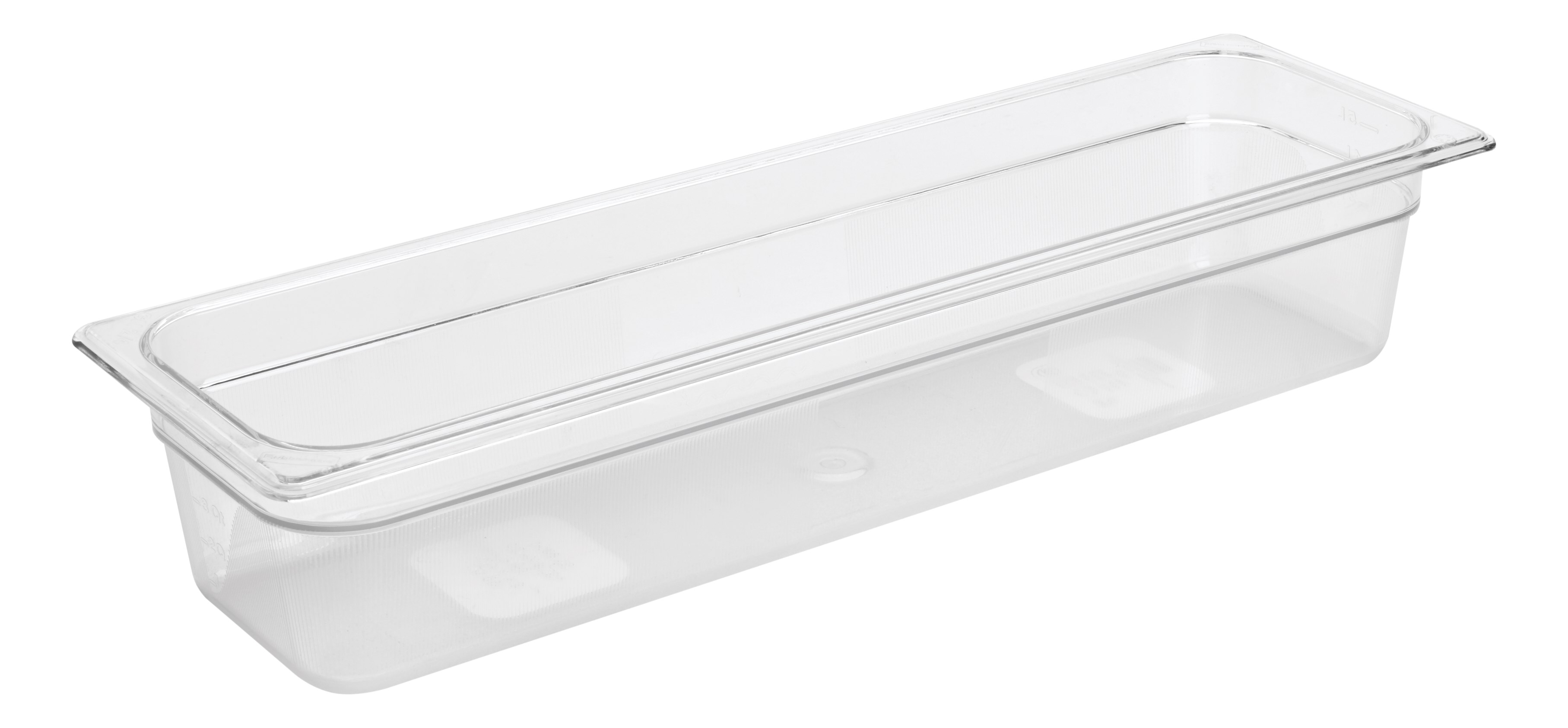 Durchsichtige, bruchfeste Einsatzschalen nach Industriestandard und Gastronormgrößen