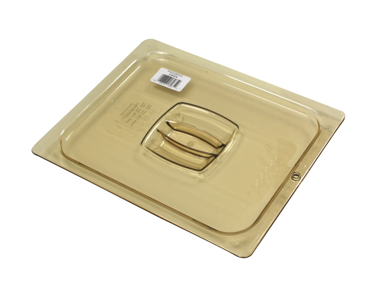 러버메이드 상업용 뜨거운 음식 팬 커버는 페그 홀이 있어 파손에 강하고 녹슬거나 찌그러지거나 구부러지지 않습니다.