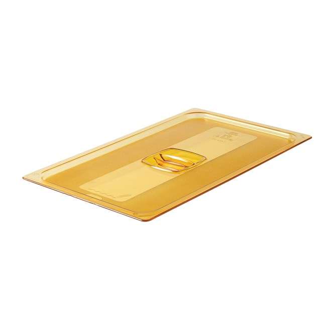 Ce couvercle Rubbermaid est conçu pour conserver les aliments au chaud.