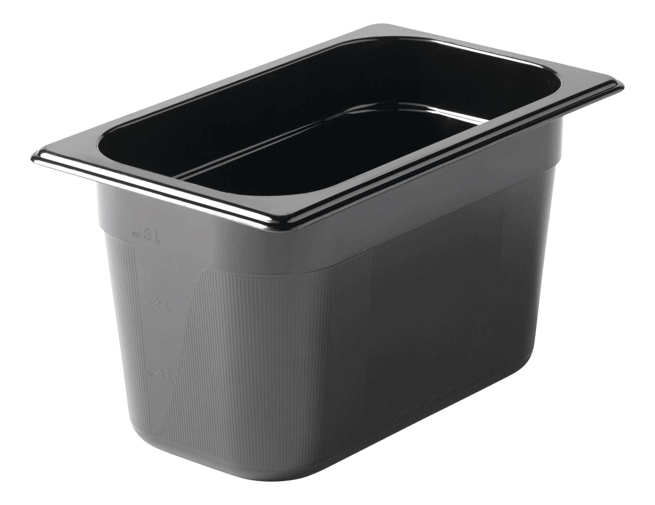 Heavy Duty Hot food pans in industry standard, gastronorm sizes.  Steam table and microwave safe