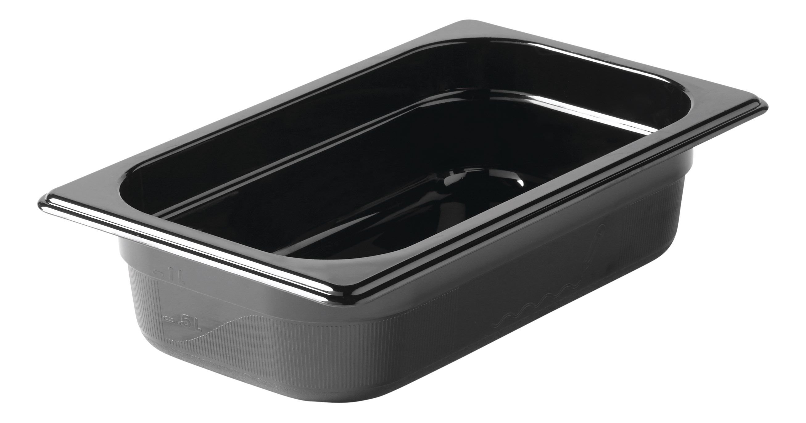 Heavy Duty Hot food pans in industry standard, gastronorm sizes.  Steam table and microwave safe