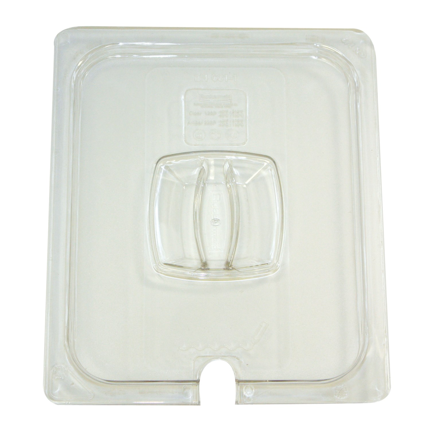 Insert pan cover with notch, allowing spoon to be easily available while food remains covered.