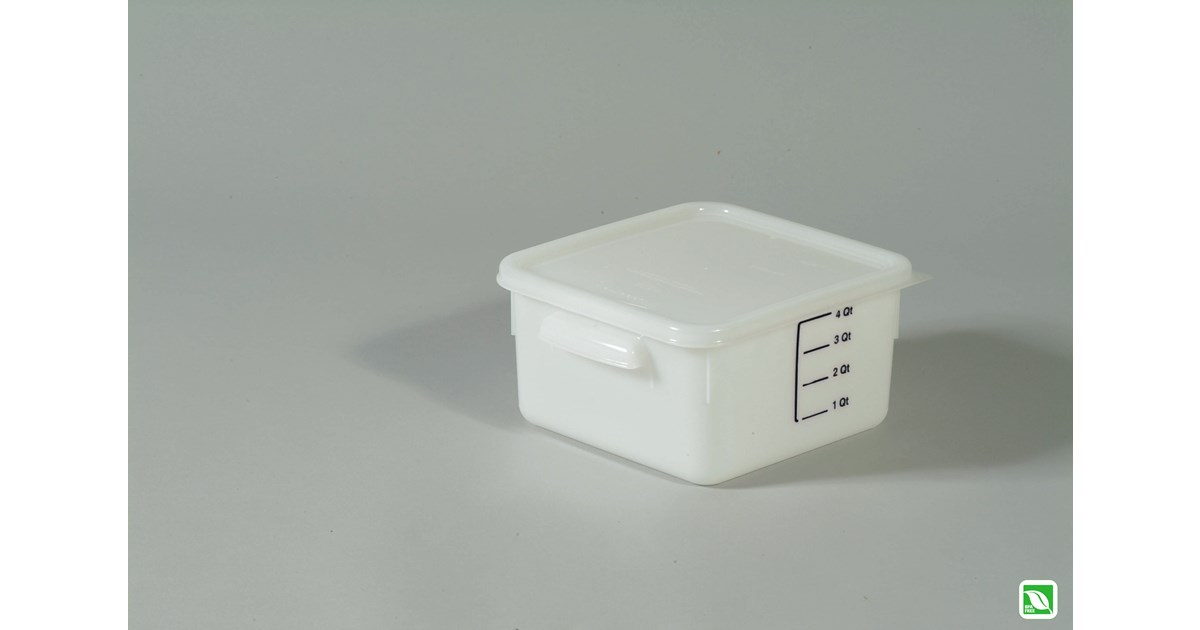 Square Poly Storage Polyethylene Square Storage Containers | Rubbermaid Commerci