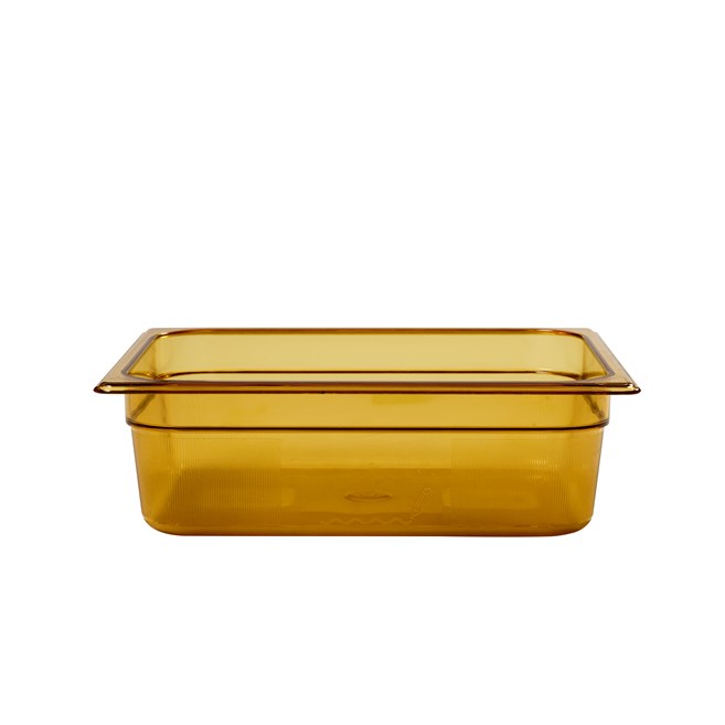 Heavy Duty Hot food pans in industry standard, gastronorm sizes.  Steam table and microwave safe