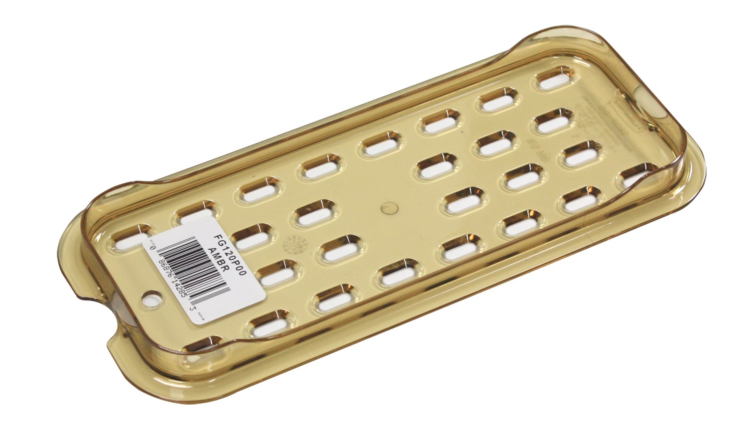 The Rubbermaid Commercial Hot Food Pan is quieter than metal and won't break, bend, or dent.