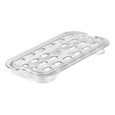 Drain tray for insert pans help improve air circulation, keeping food fresh longer.