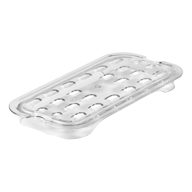 Drain tray for insert pans help improve air circulation, keeping food fresh longer.