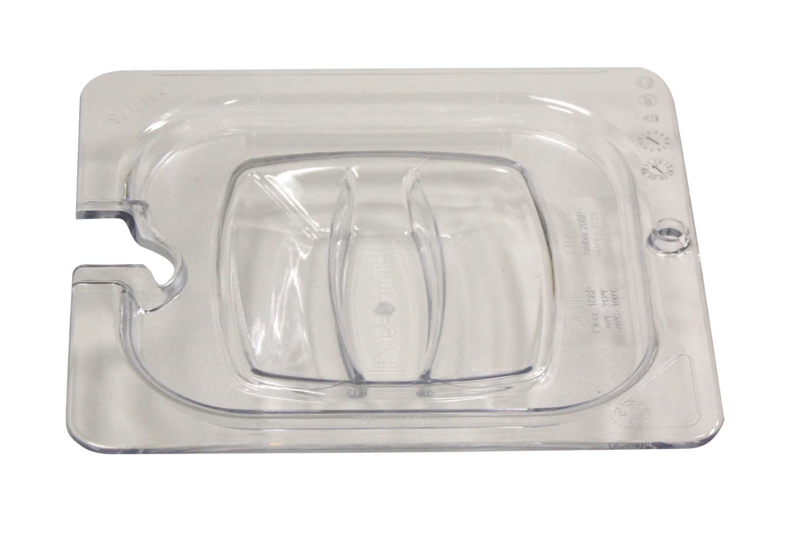 Insert pan cover with notch, allowing spoon to be easily available while food remains covered.