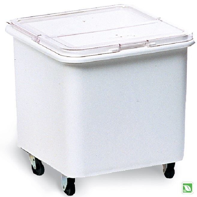 Le bac à ingrédients avec couvercle plat à charnière Rubbermaid permet d’identifier facilement les aliments et d’en conserver la fraîcheur.
