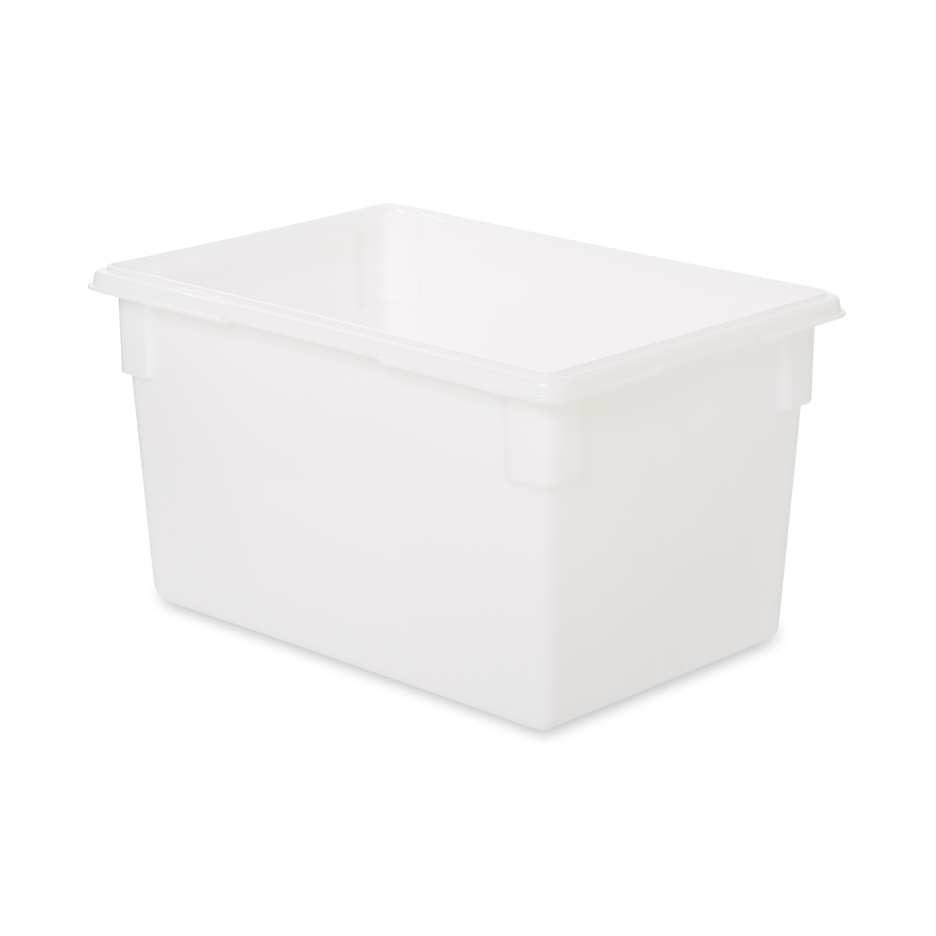 The Rubbermaid Commercial Food Storage Container reduces food spoilage costs with a durable polyethylene construction.