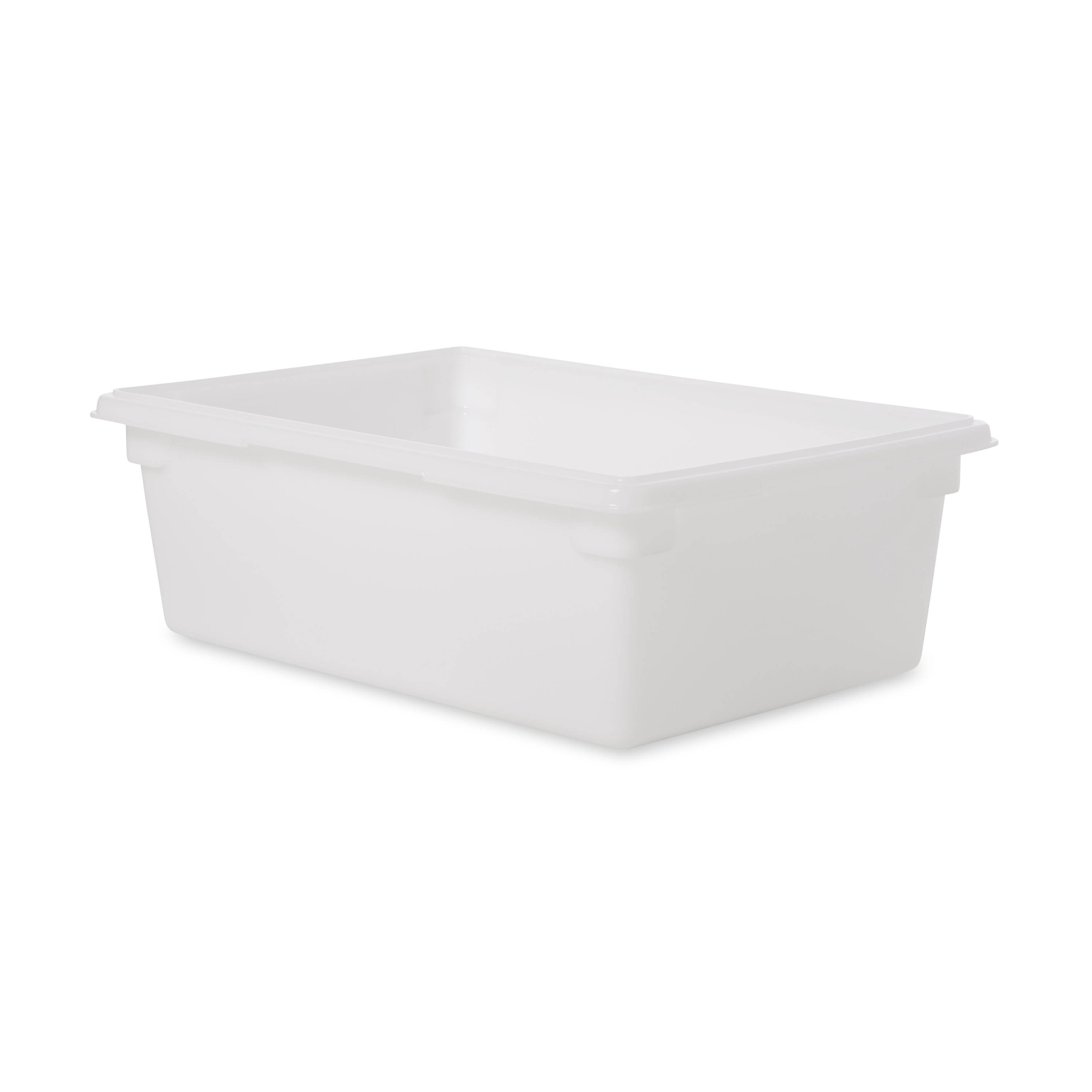 The Rubbermaid Commercial Food Storage Tote/Box is a durable, versatile and sized to fit into existing racks and counters.
