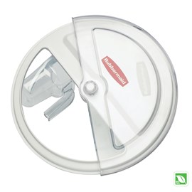 The Rubbermaid Commercial ProSave® sliding Lid and scoop for 20 gallon BRUTE® ingredient container