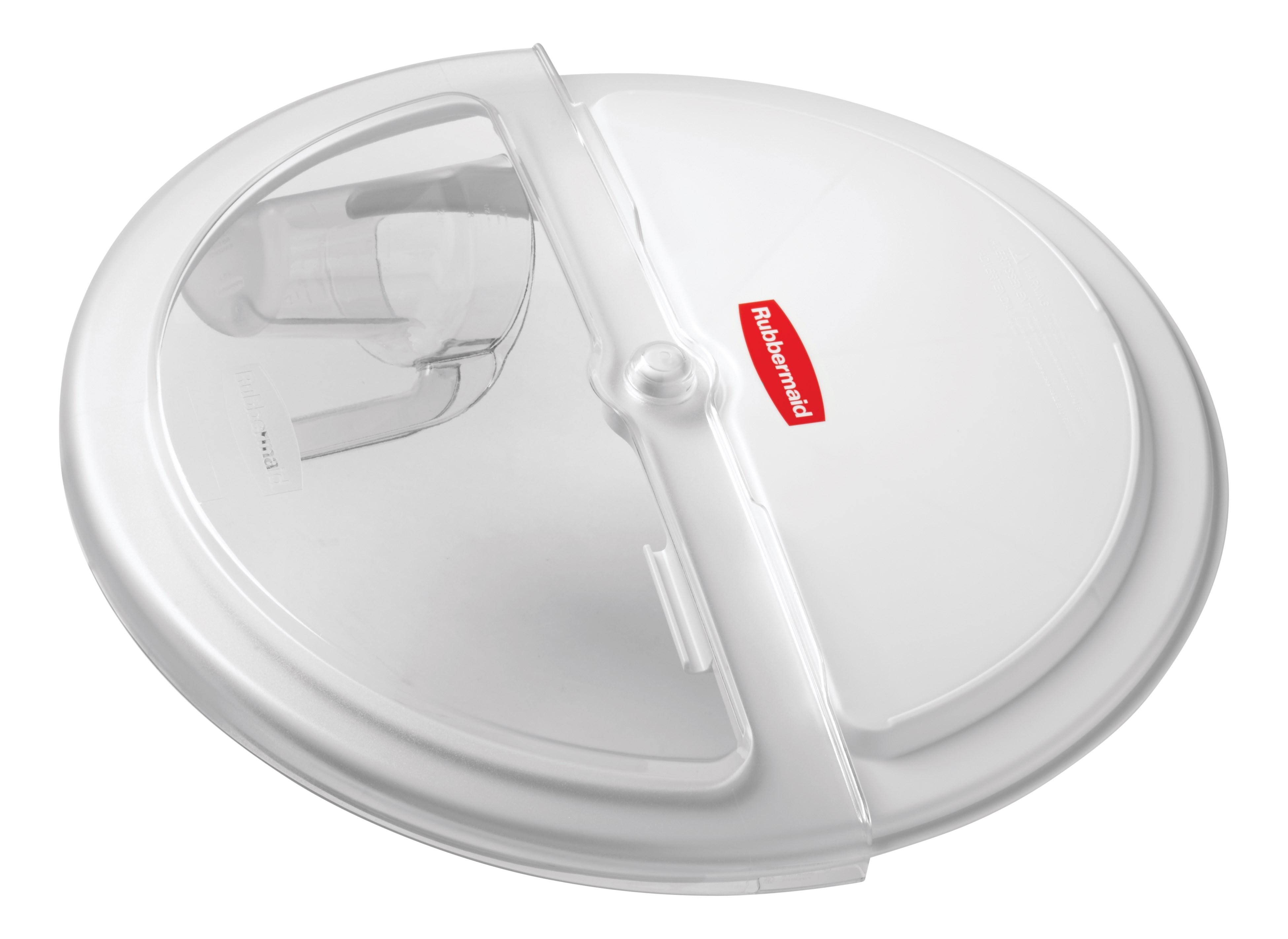 The Rubbermaid Commercial ProSave® sliding Lid and scoop for 32 gallon BRUTE® ingredient container