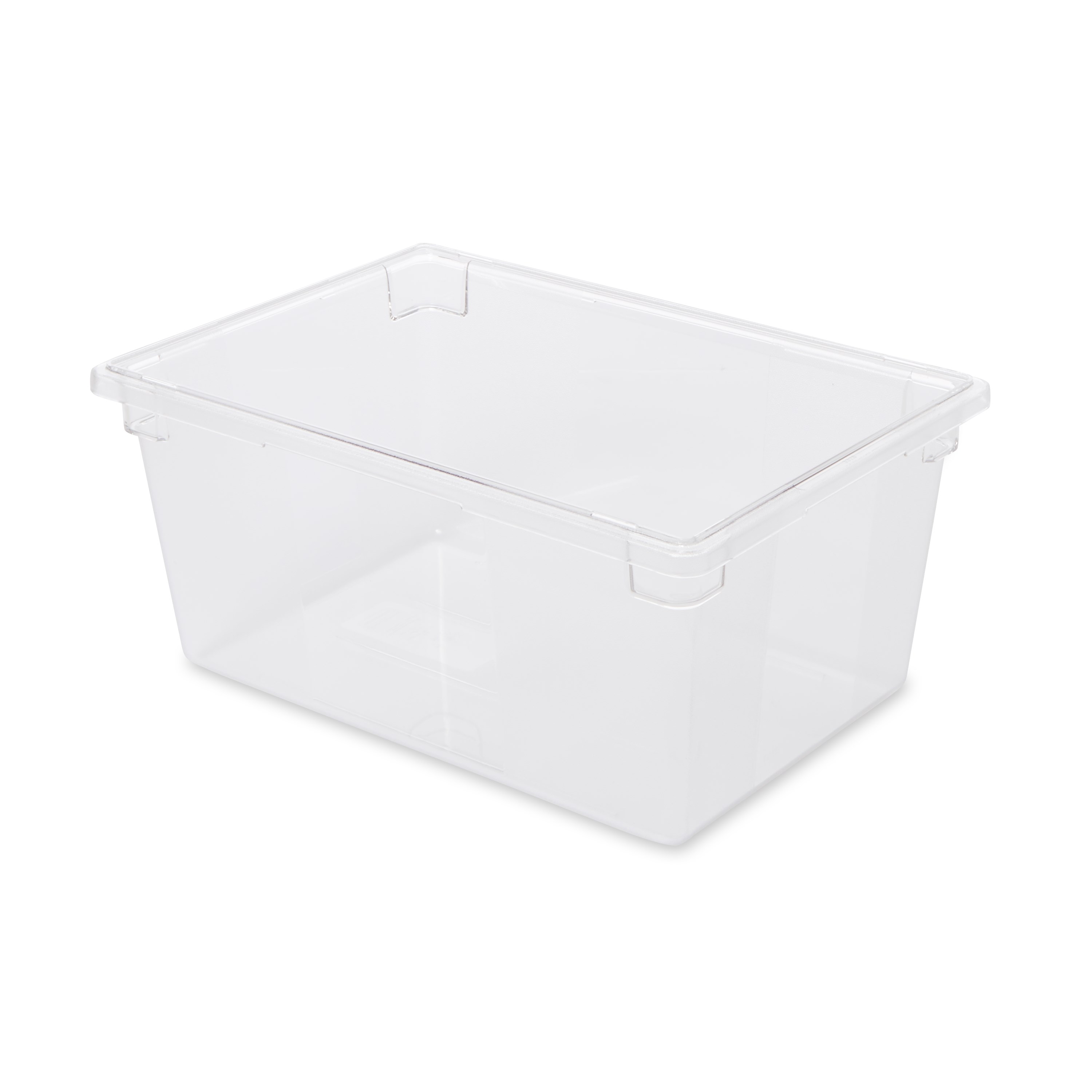 The Rubbermaid Commercial Food Storage Container can be used to store or serve food.