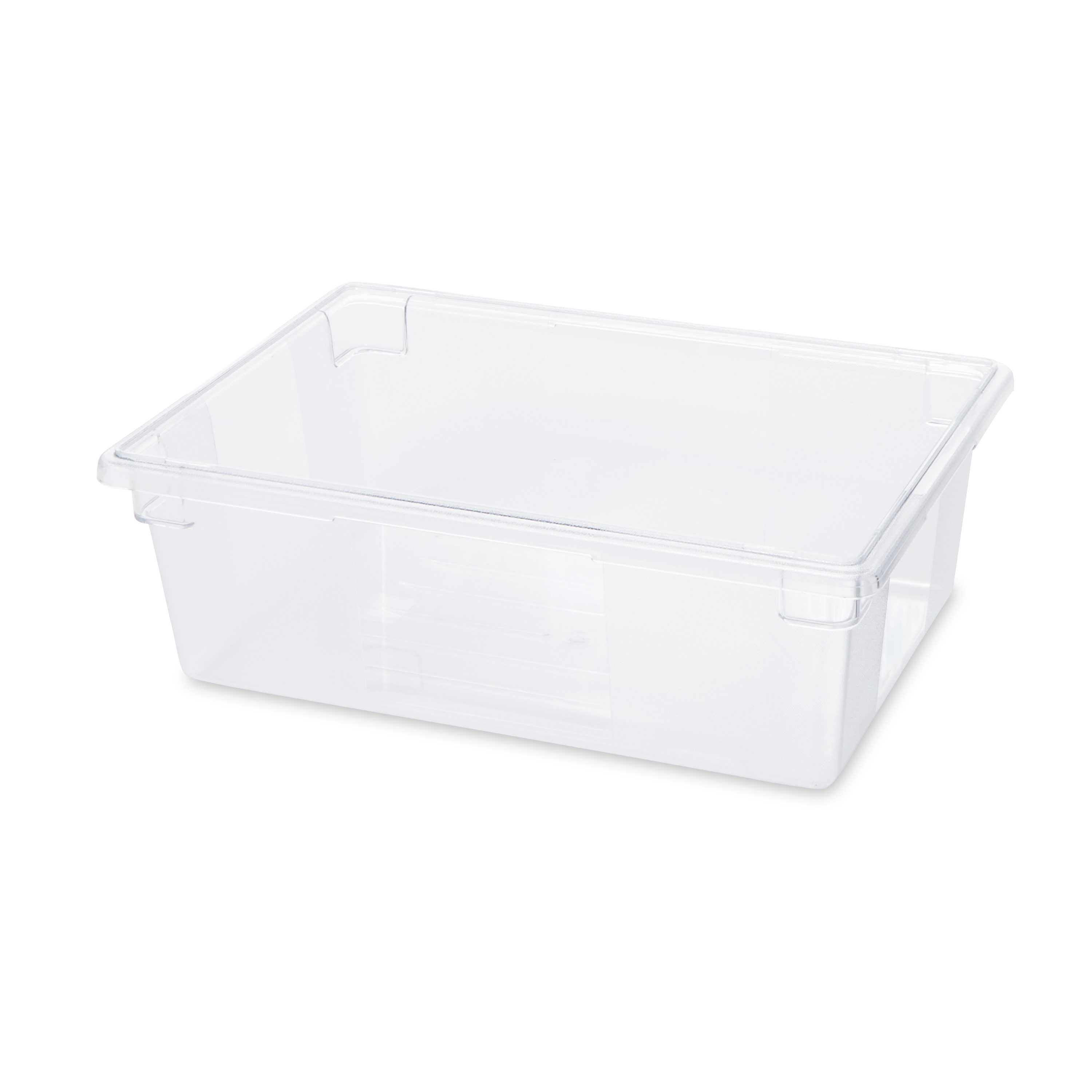 Cette boîte de stockage des aliments Rubbermaid est transparente et résiste aux taches. Identification claire des produits grâce aux fenêtres pour étiquettes de date