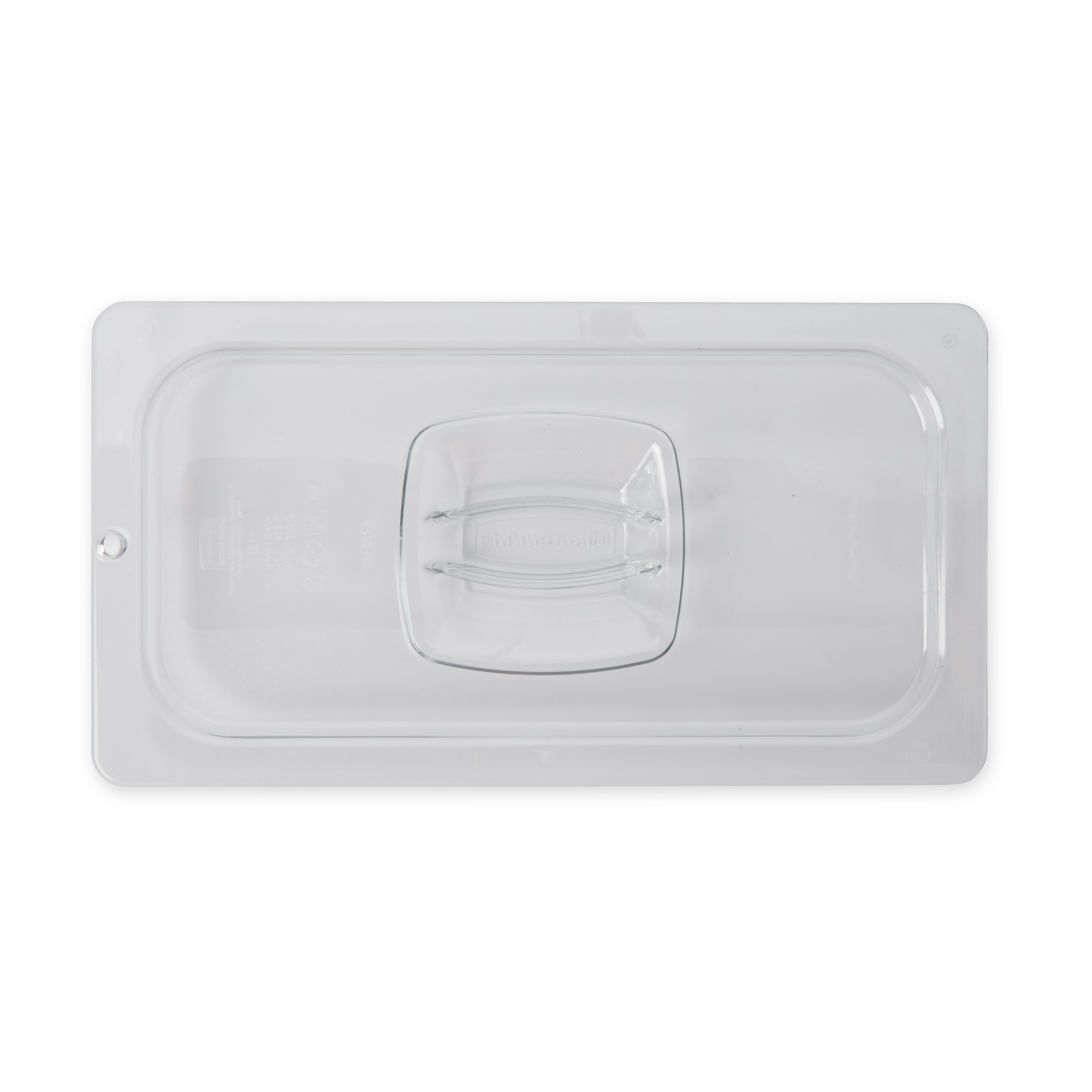 Insert pan cover with peg hole for sanitary drying