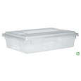 La tapa para la caja de almacenamiento de alimentos Rubbermaid Commercial reduce los costes de deterioro de los alimentos.