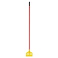 Invader® Side-Gate Mop Handle makes removing and replacing mop heads easy and efficient. Thumbwheel clamps the mop firmly in place; should be used with 1"  headband mops only.