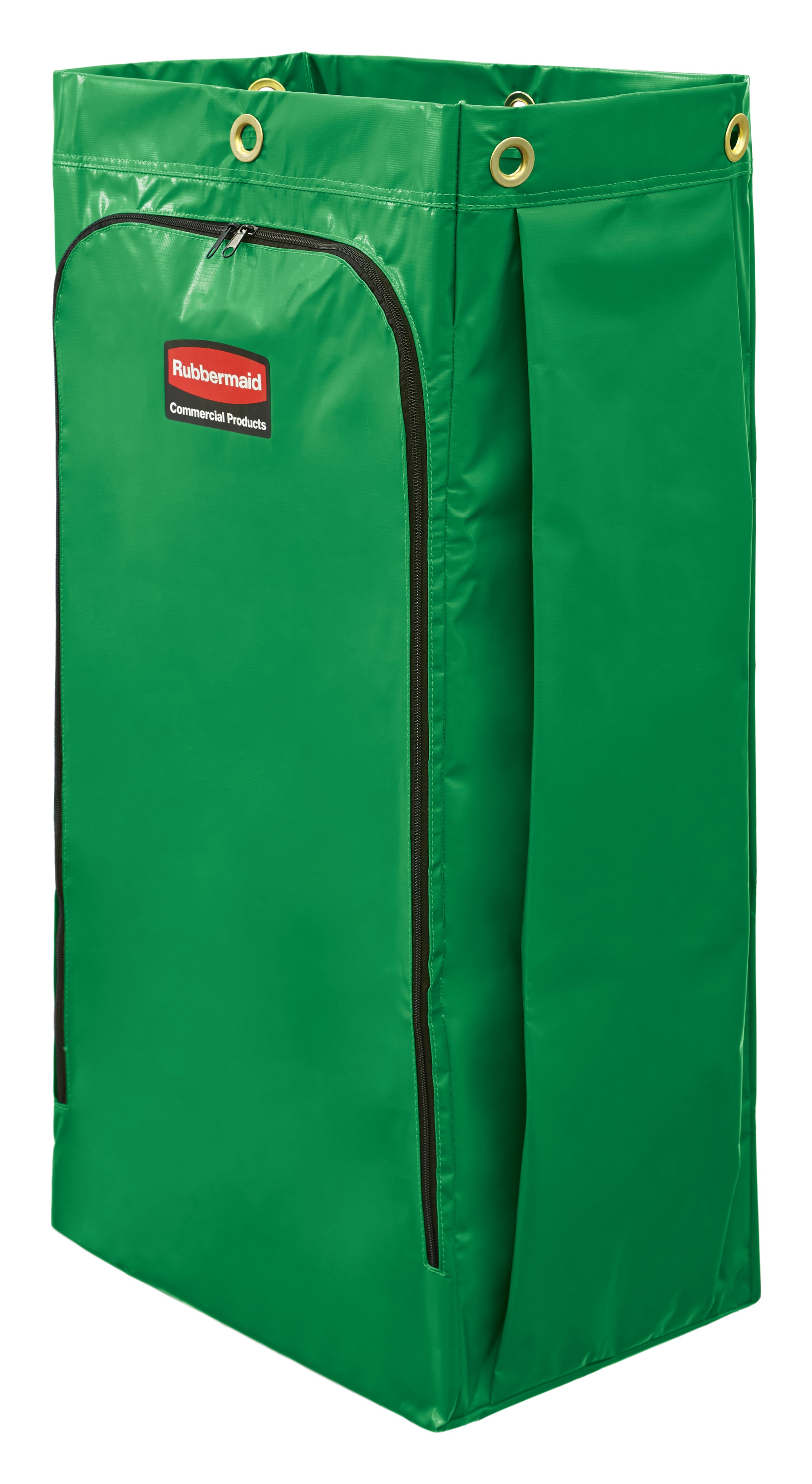 The Vinyl Bag for Janitorial Cleaning Carts is a high-capacity waste collection bag that can hold up to 34 gallons of soiled linens or waste  – 20% more than traditional cart bags.