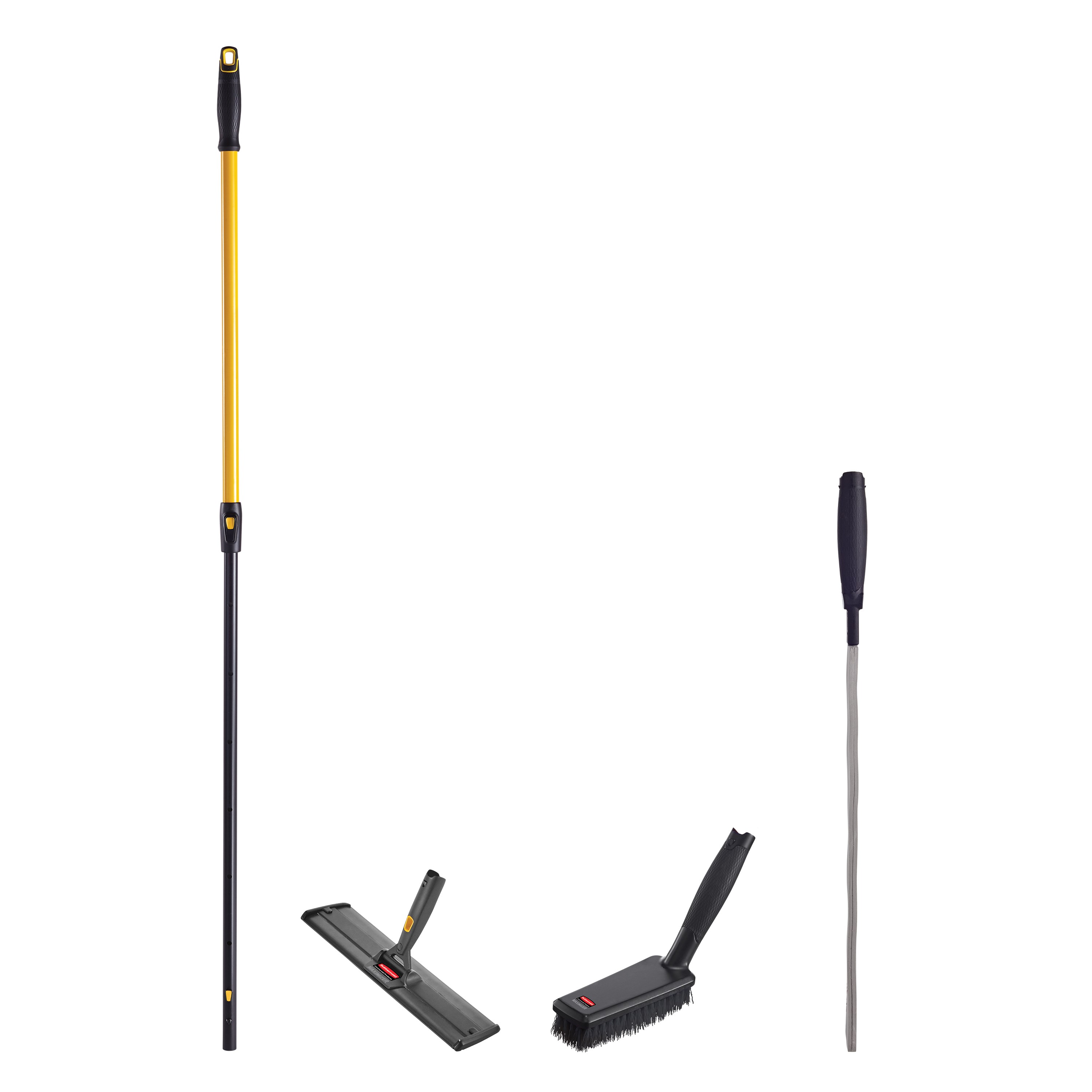 The Rubbermaid Commercial Maximizer™ cleaning tools help workers save time by reducing steps in a task, reducing the time of a step and reducing user effort.  Engineered to last and designed to perform in a variety of common spaces, Maximizer cleaning tools deliver fast, consistent results shift after shift.