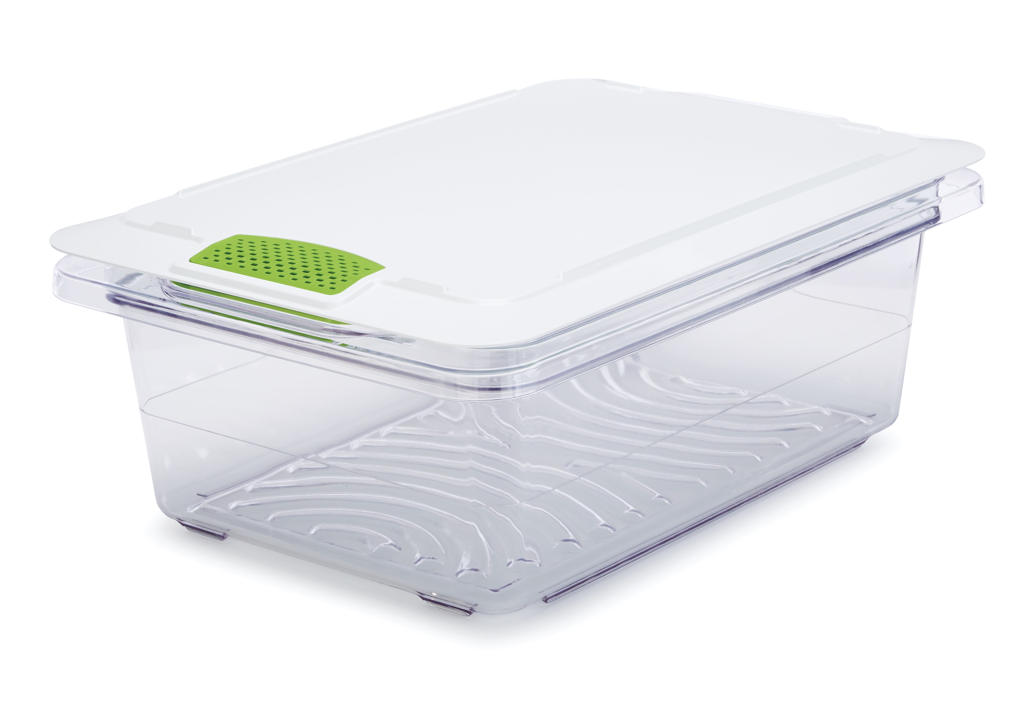 The Rubbermaid Commercial Freshworks™ Produce Saver Keeps Produce Fresher Longer.*