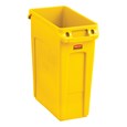The Rubbermaid Commercial Slim Jim® containers with venting channels offer uncompromised performance in constrained spaces.