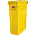 The Rubbermaid Commercial Slim Jim® containers with venting channels offer uncompromised performance in constrained spaces.