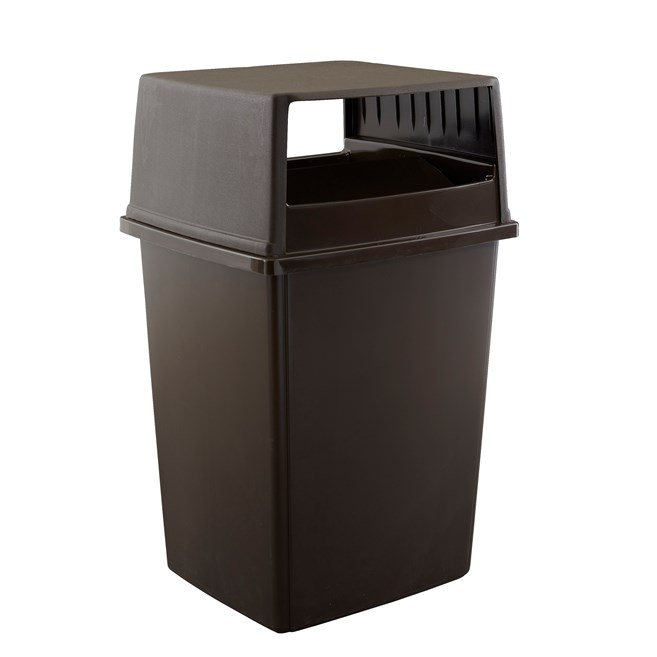 The Glutton® Hooded Top with Doors is designed for the Glutton® 56 gal Container (FG256B00, sold separately).
