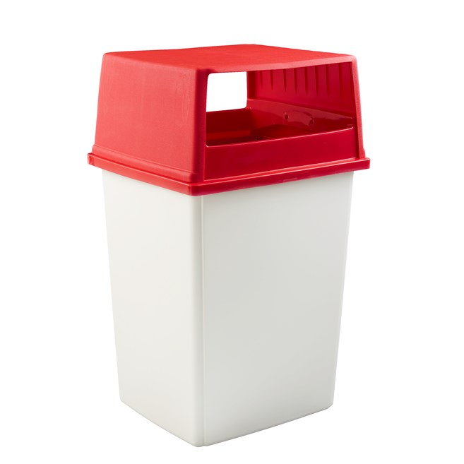 The Glutton® Container is a high-capacity, indoor and outdoor container that is perfect for high-traffic areas and large crowds.