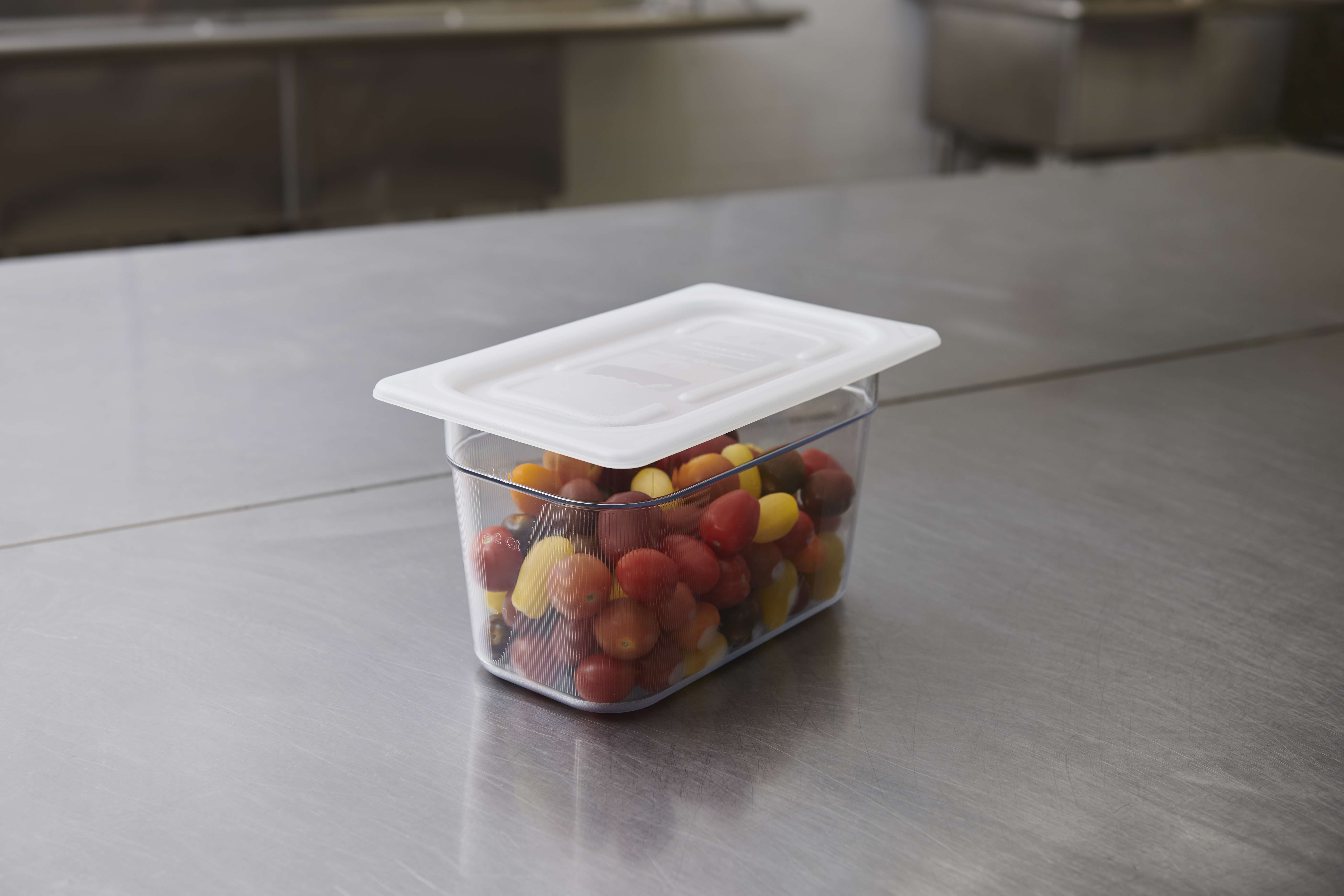 Vaschette trasparenti antirottura conformi agli standard di settore e alle dimensioni Gastronorm.