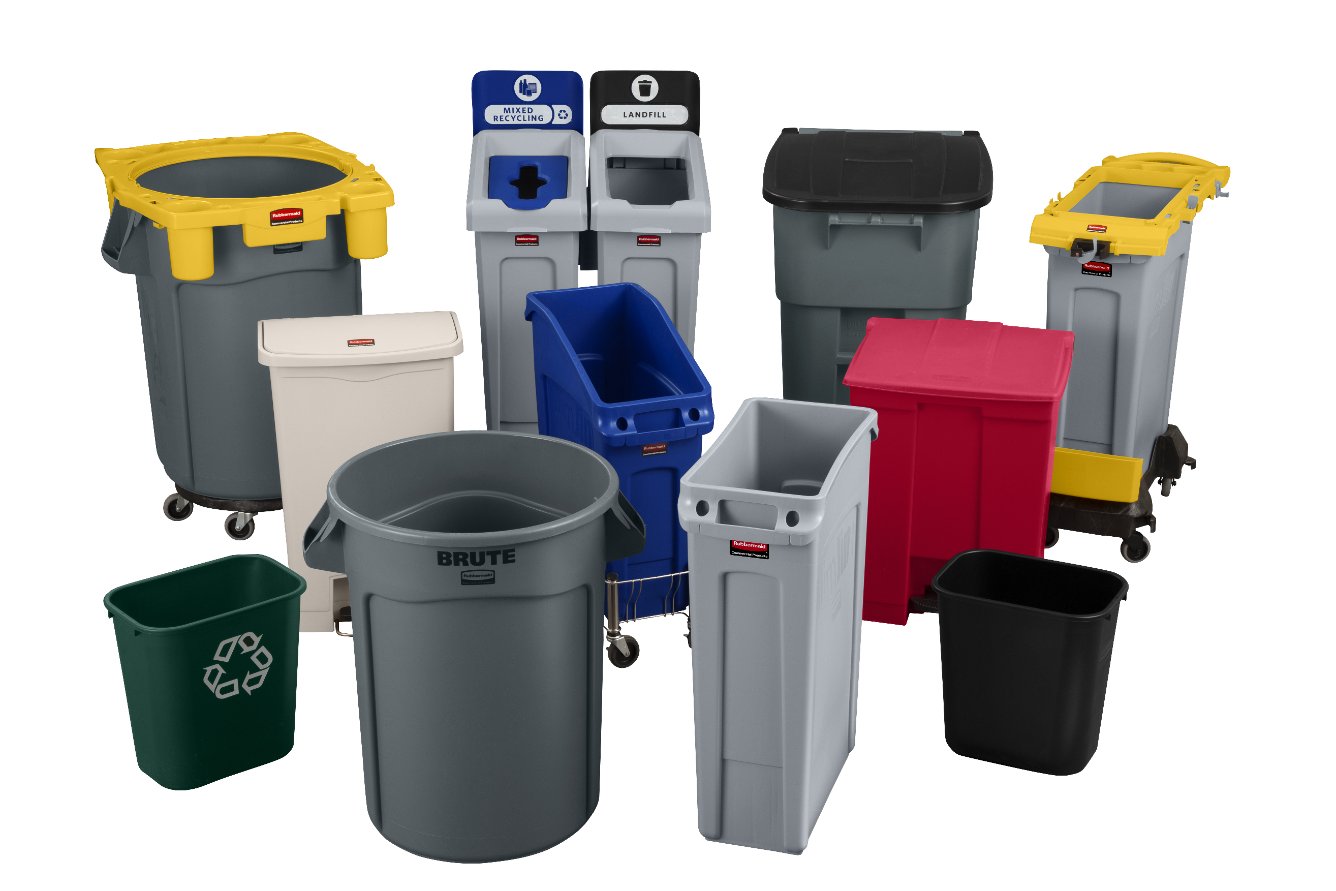 The Rubbermaid Commercial Slim Jim® Step-On Container features a slim profile and footprint to fit in tightest spaces. Slim Jim® Step-On containers are constructed with premium-quality materials and meet the needs of any environment with efficiency, safety, and durability.