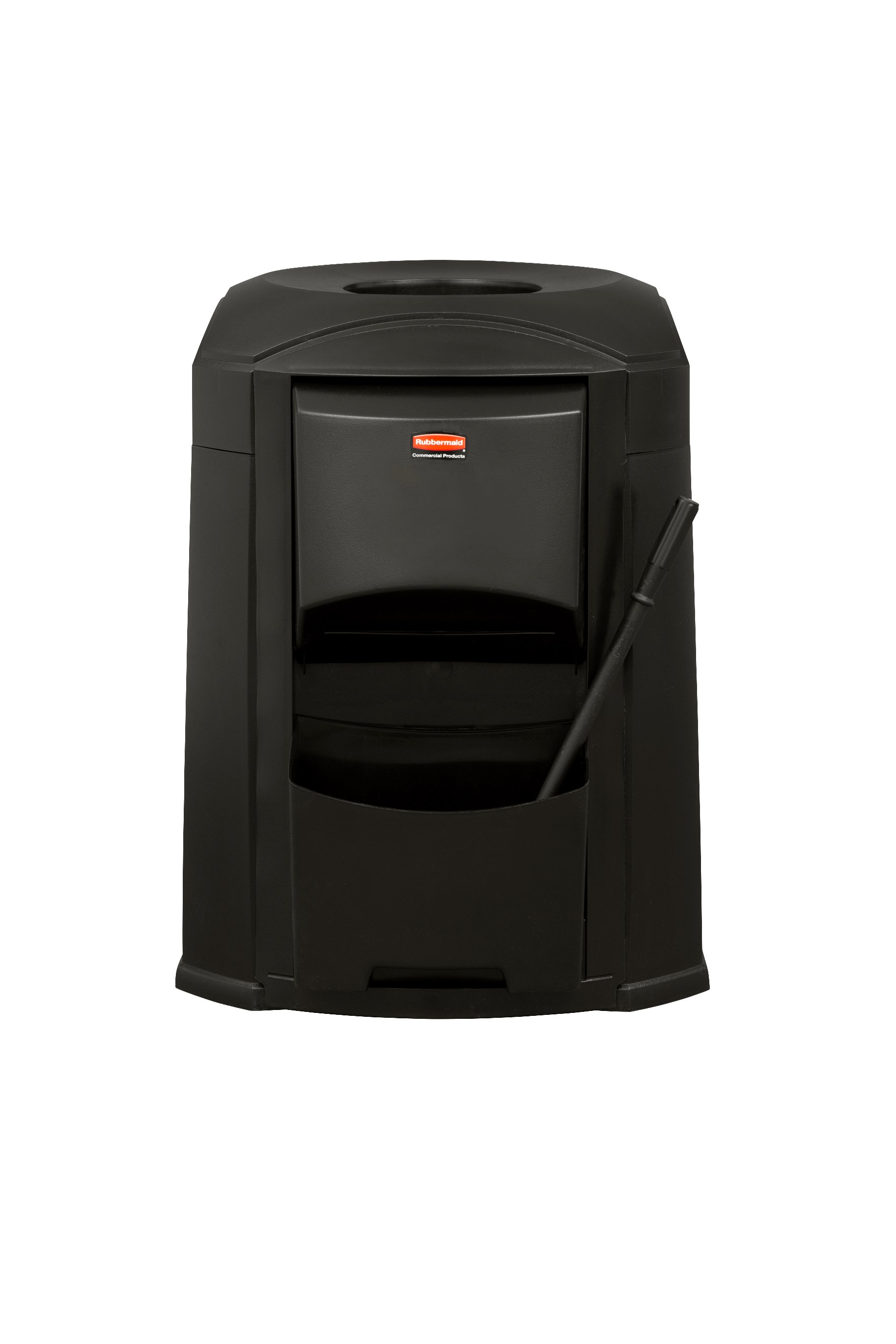 The Window Wash Kit easily hooks into waste receptacles for seamless integration. Compatible with the Landmark® Series Gas Stations & Store Front Containers (FG9W0200, FG9W0300).