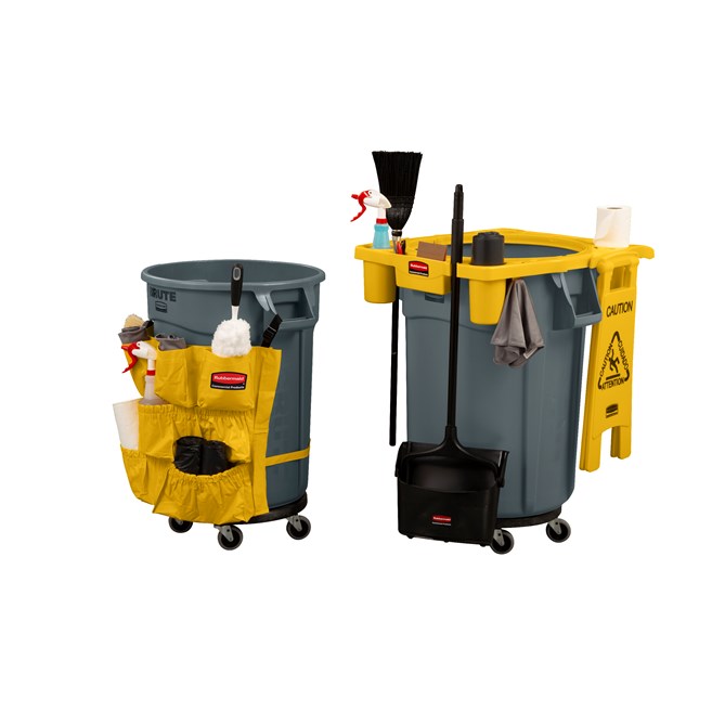 The Rubbermaid Commercial BRUTE® Dolly provides easy mobility and maneuverability when collecting and transporting heavy loads.