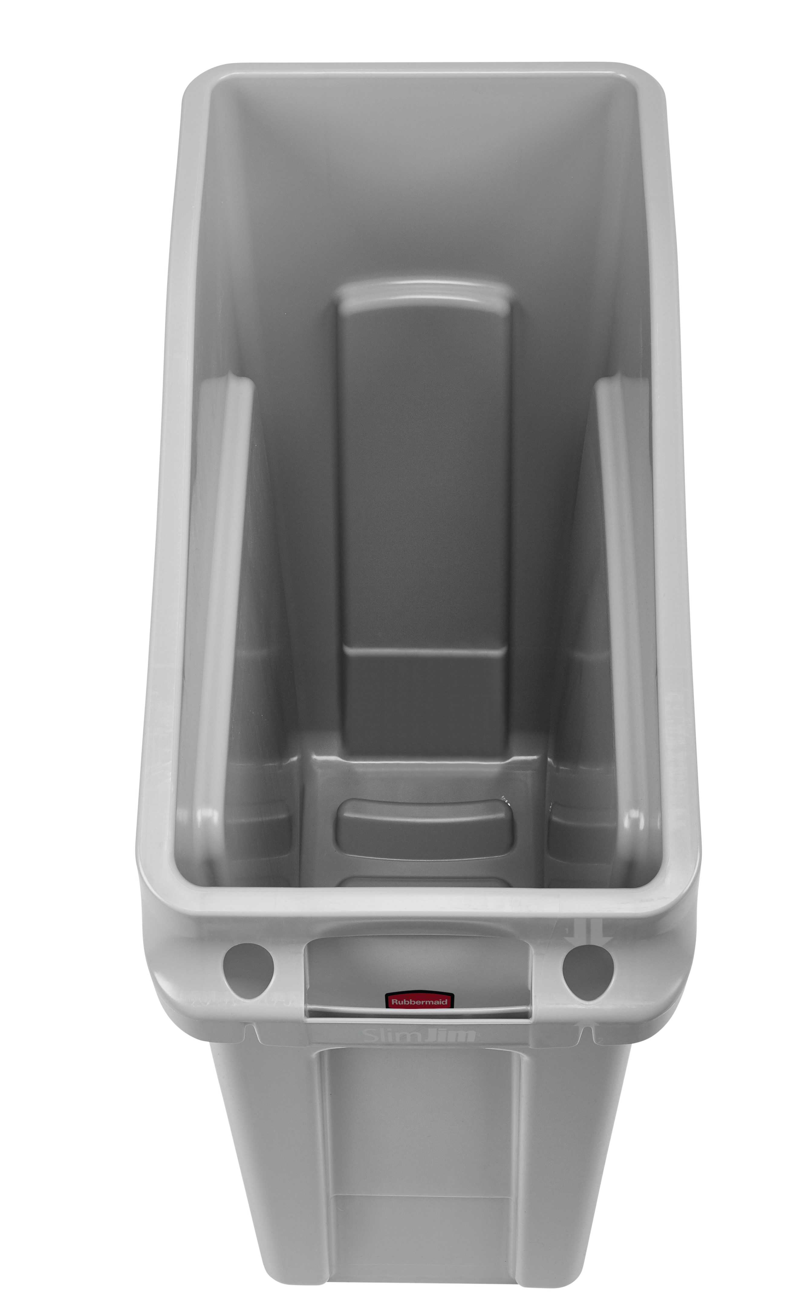 Rubbermaid Commercial Slim Jim® 檯下型垃圾桶是專為檯下空間有效率的垃圾處理而設計的解決方案。