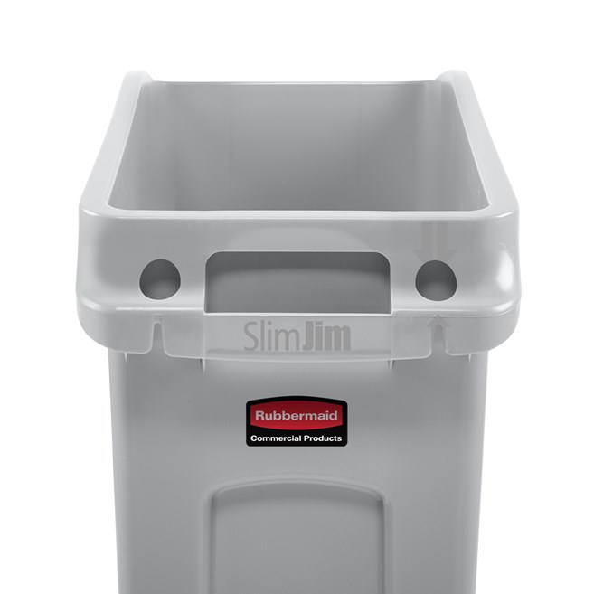 The Rubbermaid Commercial Slim Jim® Under-Counter containers are a purpose-built solution for space efficient waste disposal under the counter.