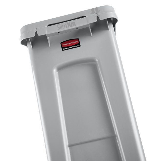 The Rubbermaid Commercial Slim Jim® Under-Counter containers are a purpose-built solution for space efficient waste disposal under the counter.