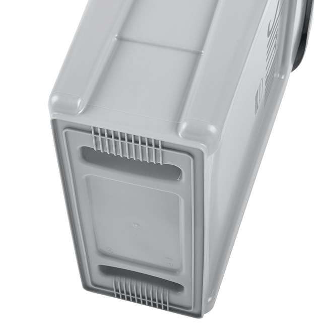 The Rubbermaid Commercial Slim Jim® Under-Counter containers are a purpose-built solution for space efficient waste disposal under the counter.