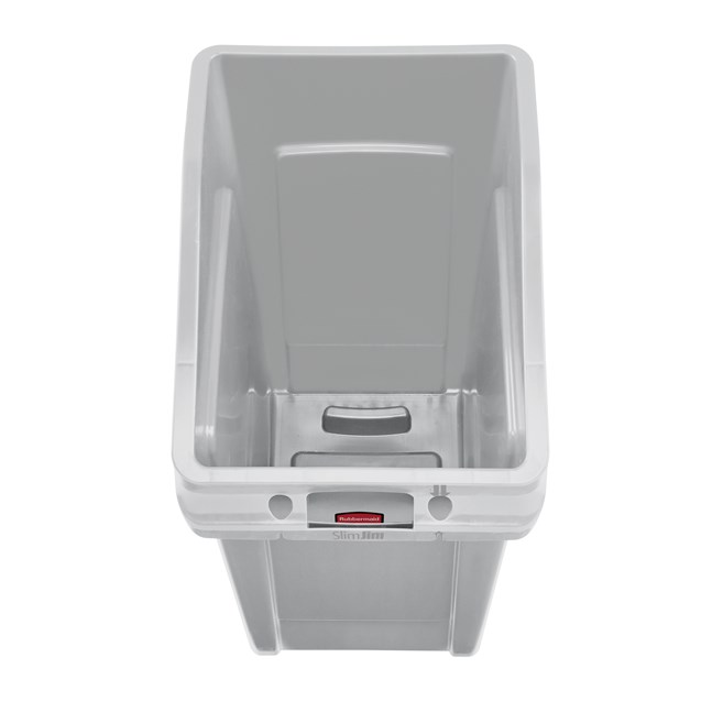 The Rubbermaid Commercial Slim Jim® Under-Counter containers are a purpose-built solution for space efficient waste disposal under the counter.