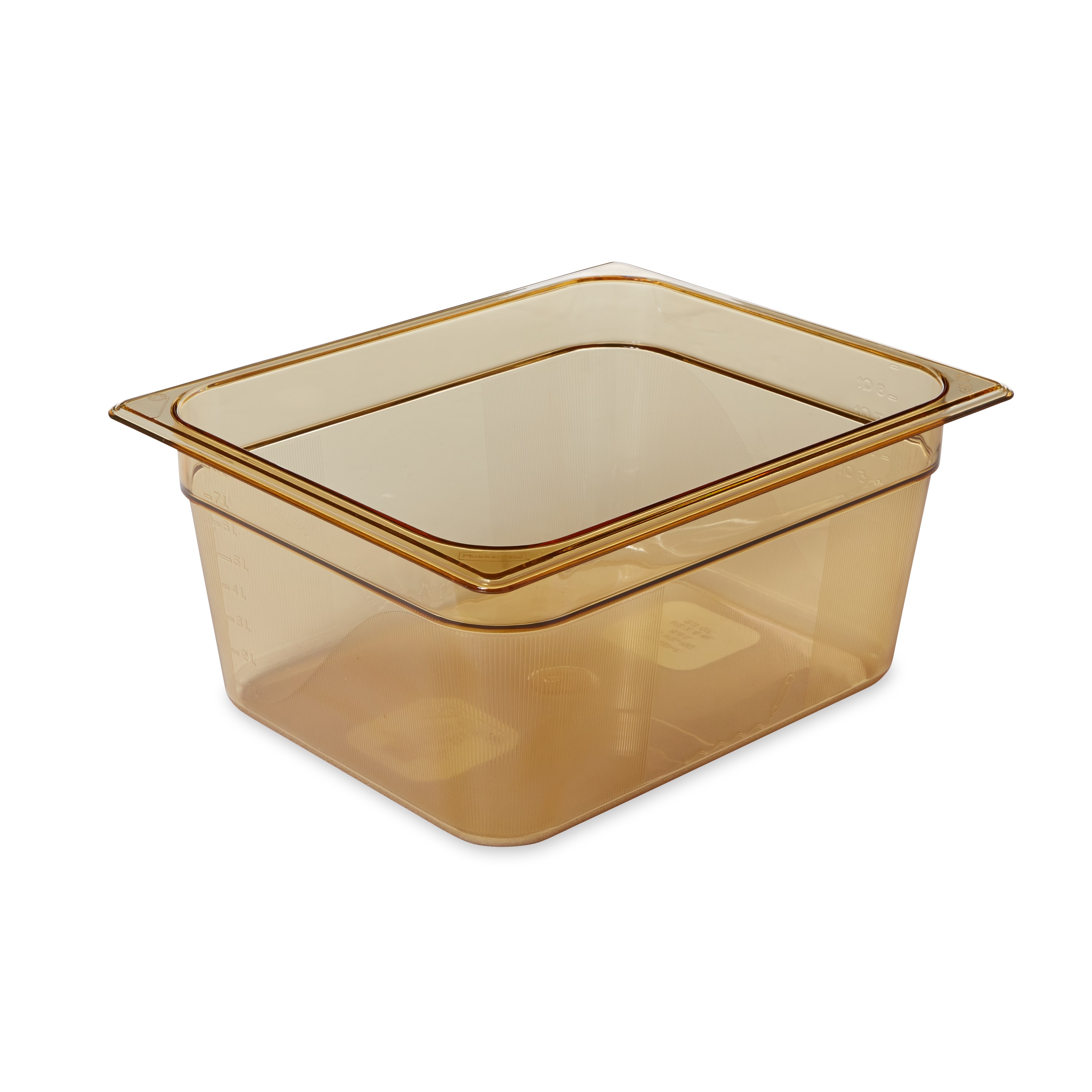 Heavy Duty Hot food pans in industry standard, gastronorm sizes.  Steam table and microwave safe