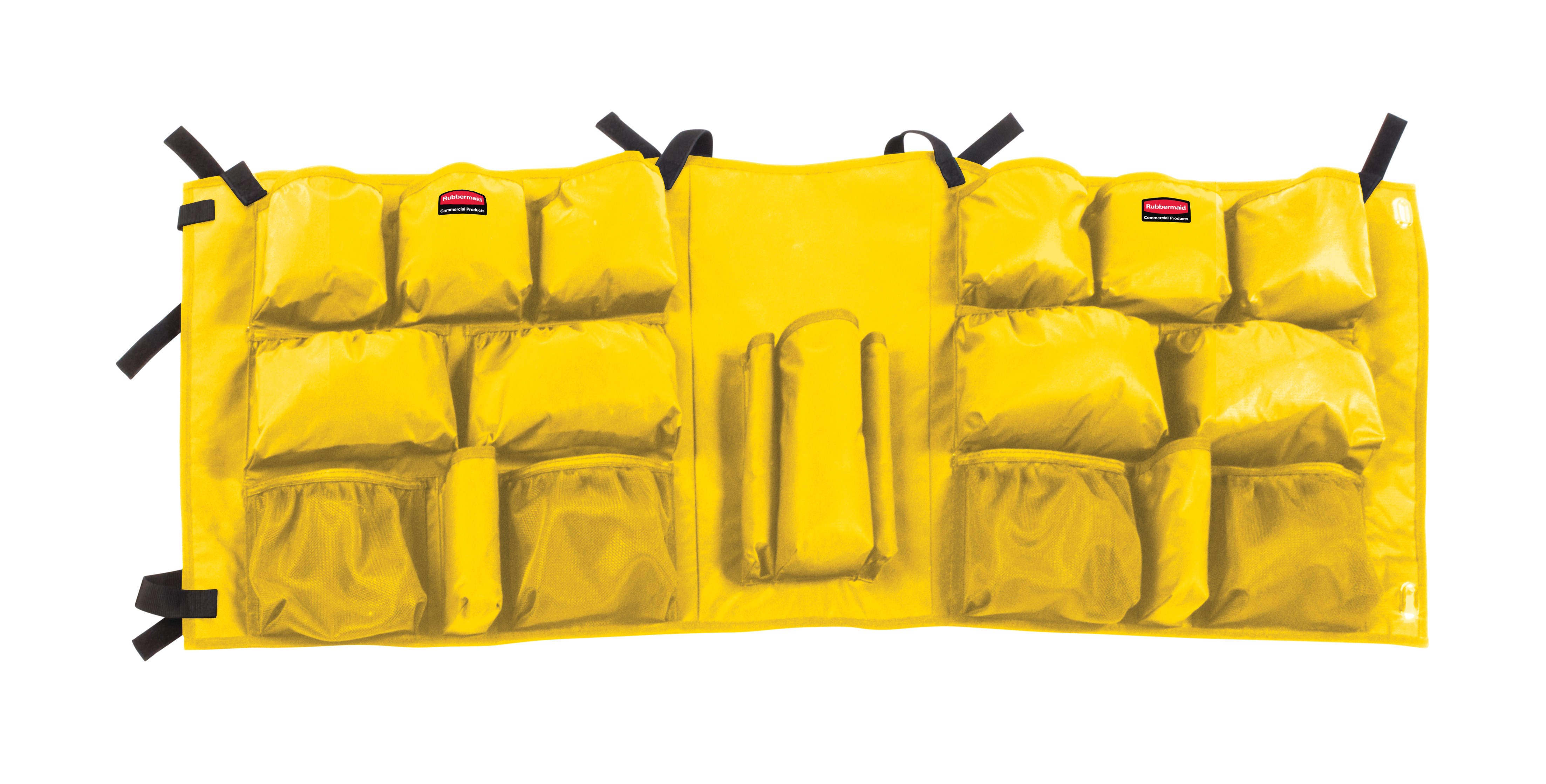 Slim Jim® Caddy Bag maximizes space efficiency by providing onboard storage for all of the supplies needed for cleaning and liner changes on-the-go.