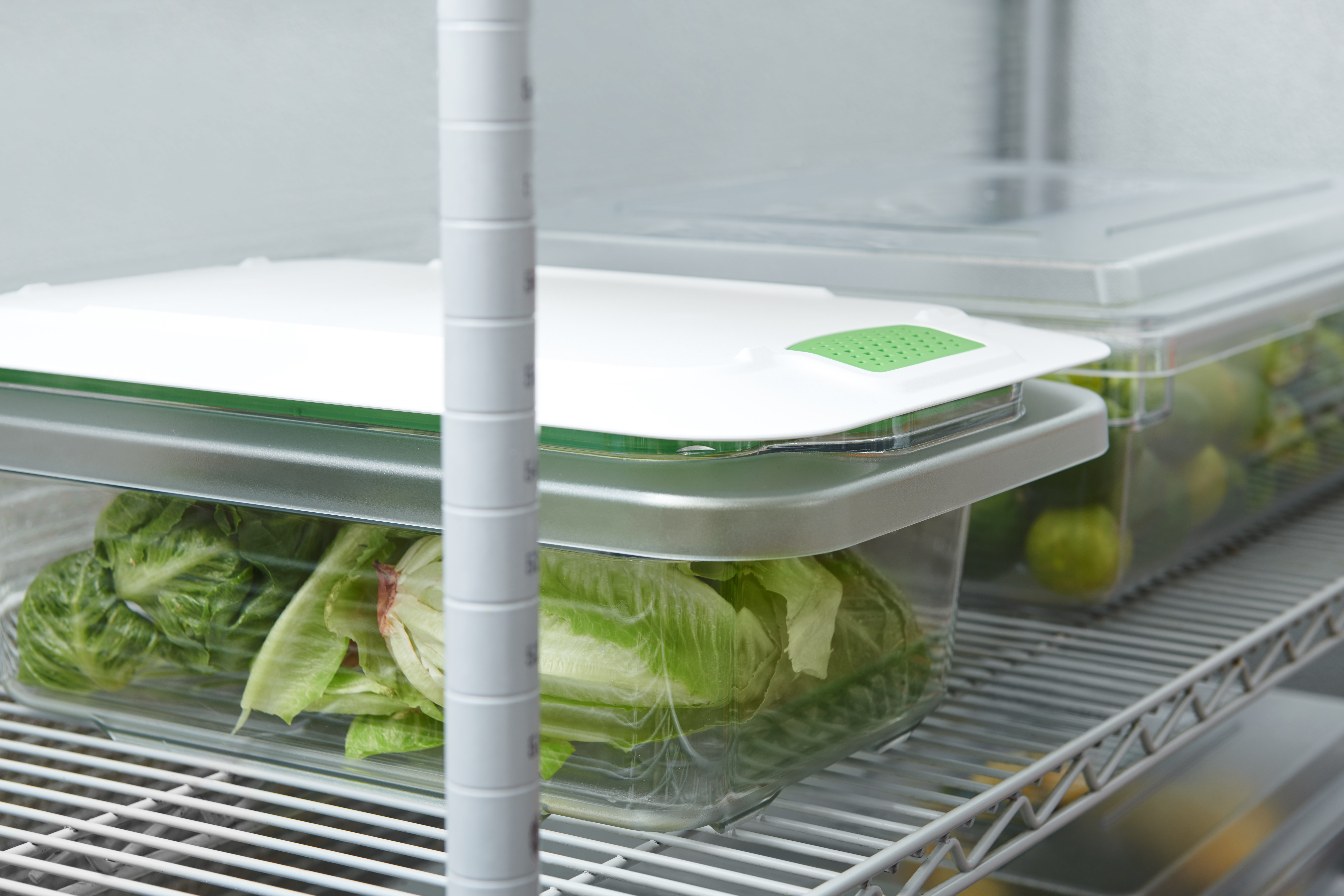 The Rubbermaid Commercial Freshworks™ Produce Saver Keeps Produce Fresher Longer.*